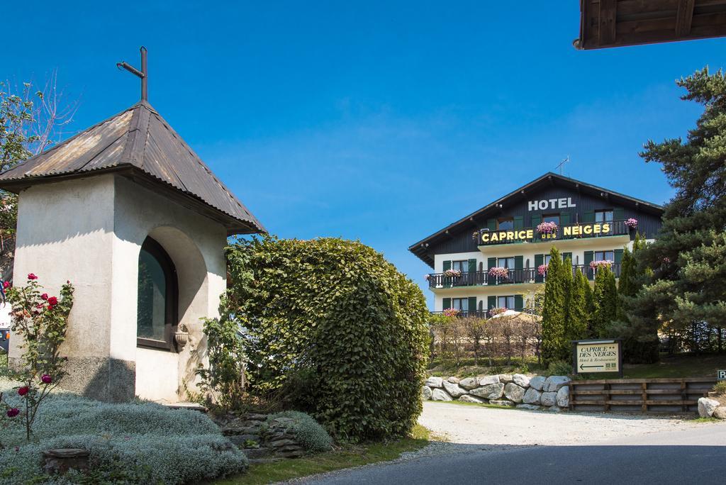 Hotel Le Caprice Des Neiges Combloux Exteriér fotografie