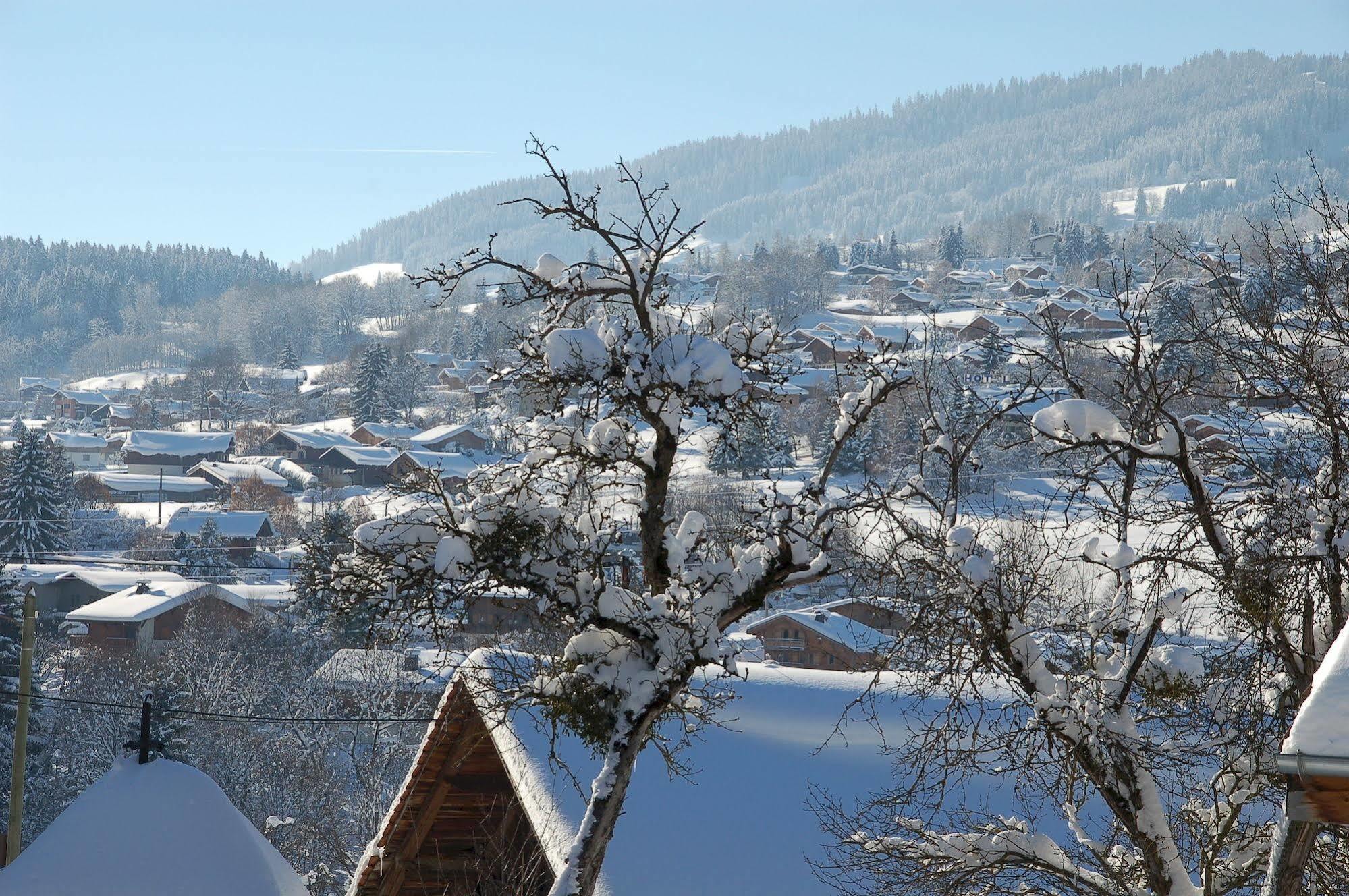 Hotel Le Caprice Des Neiges Combloux Exteriér fotografie