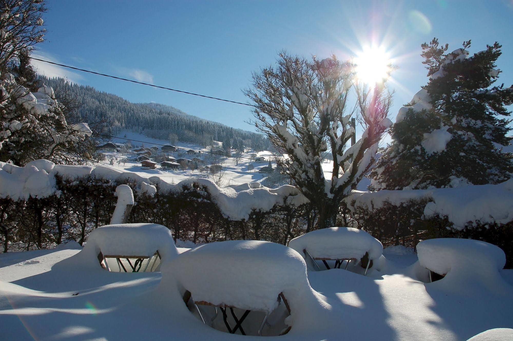 Hotel Le Caprice Des Neiges Combloux Exteriér fotografie